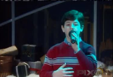 Nick's FIRST televised performance, December 25, 2003, singing "Joy to the World (A Christmas Prayer)" CREDIT: Pixt v
