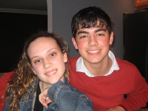 Joe with his ex girlfried Mandy.