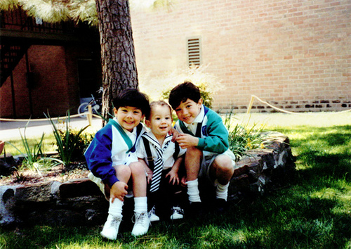 Jonas boys, 1993 - smiles for mama before kindergarten!