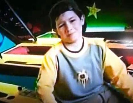 Nick on a Chuck E. Cheese's commercial.
