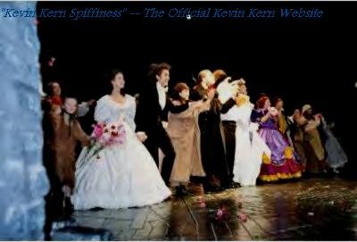 Curtain call (he is at the end, next to the purple/pink dress) May 17th 2003, final public performance - Credit Kevin Kern