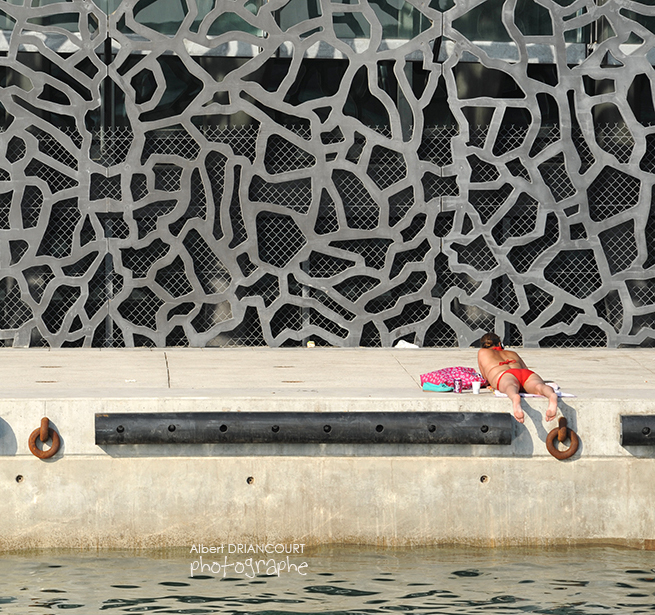 Le MuCem, Marseille, architecture et bain de soleil