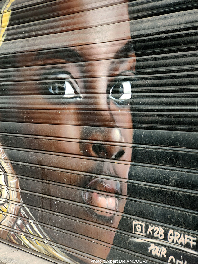sur les murs de St Ouen