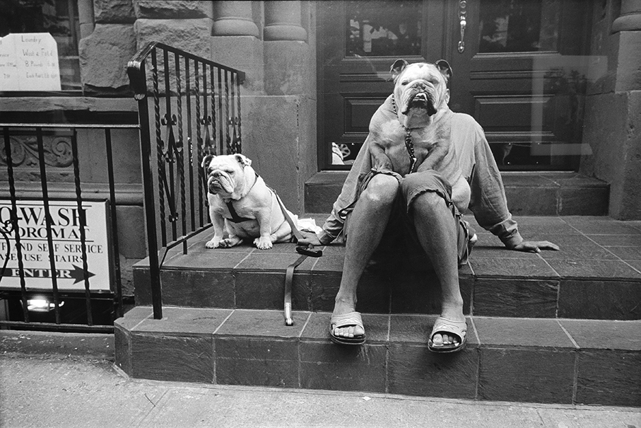 ... qu'il va rentrer dans la légende de la photo. New York, 2000.