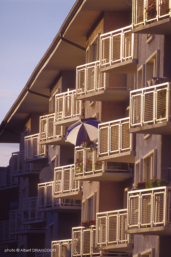 Coucher de soleil sur les balcons, Cran Gevrier