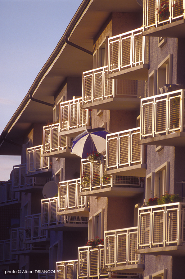 Coucher de soleil sur les balcons, Cran Gevrier