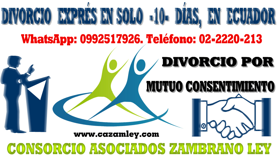 Divorcio  por mutuo acuerdo en 10 días  