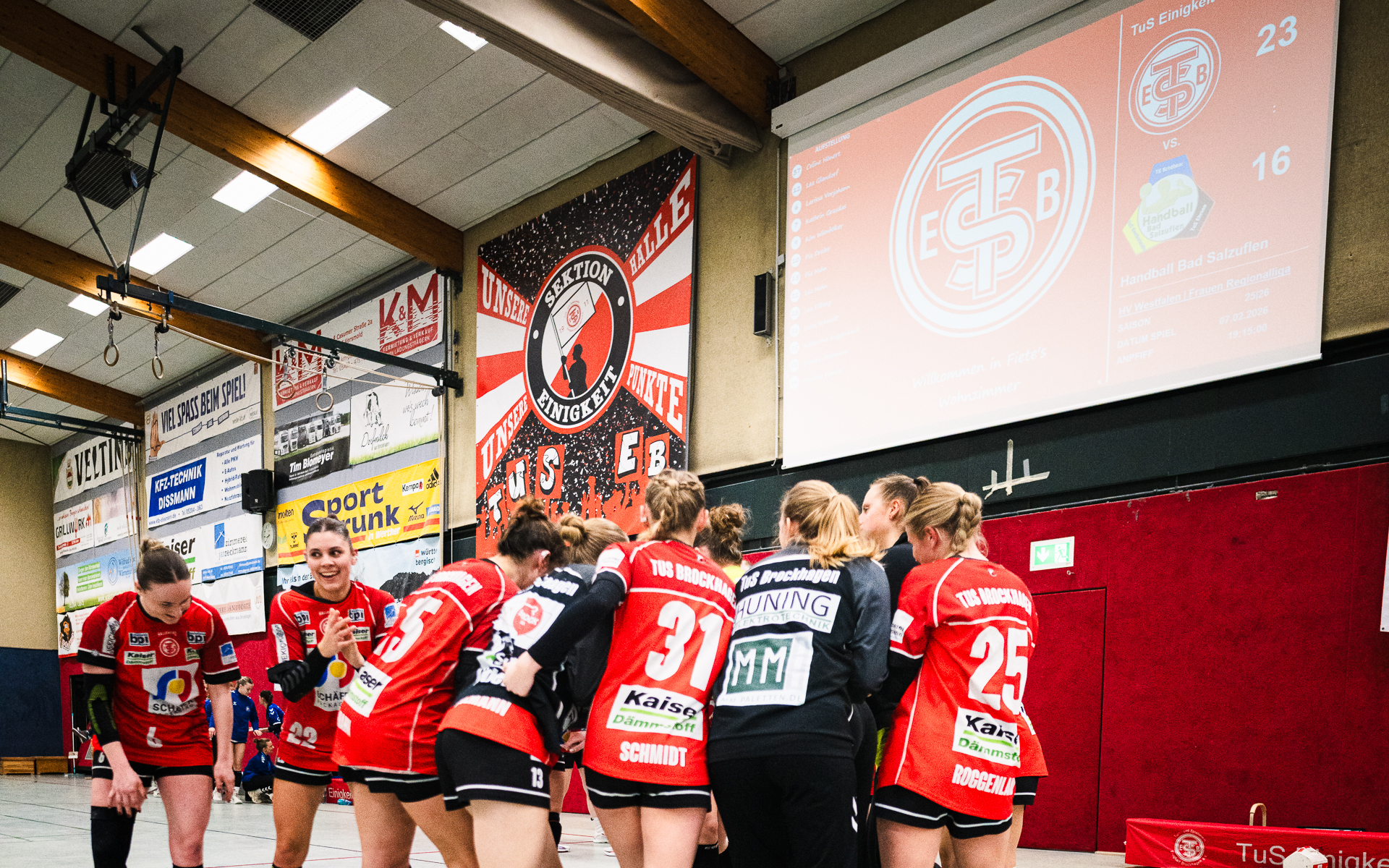 Kampfansage der 1. Damen – TuS Brockhagen vs. Handball Bad Salzuflen (07.02.2026)