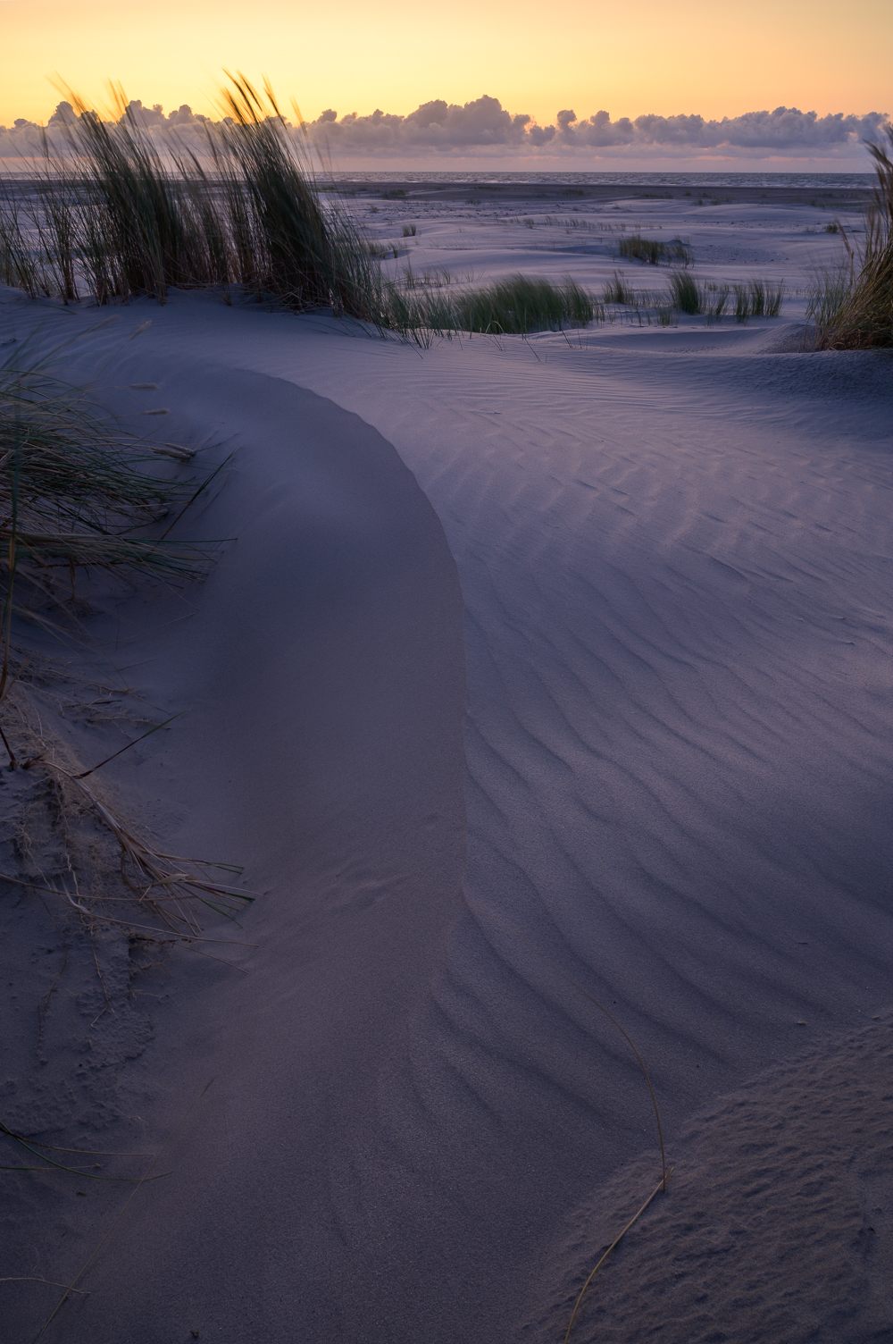 Sanddünen Strandseite Richtung Kalfamer