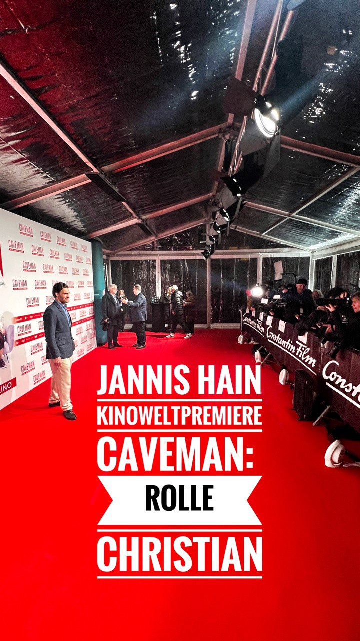 Jannis Hain Cavemanpremiere