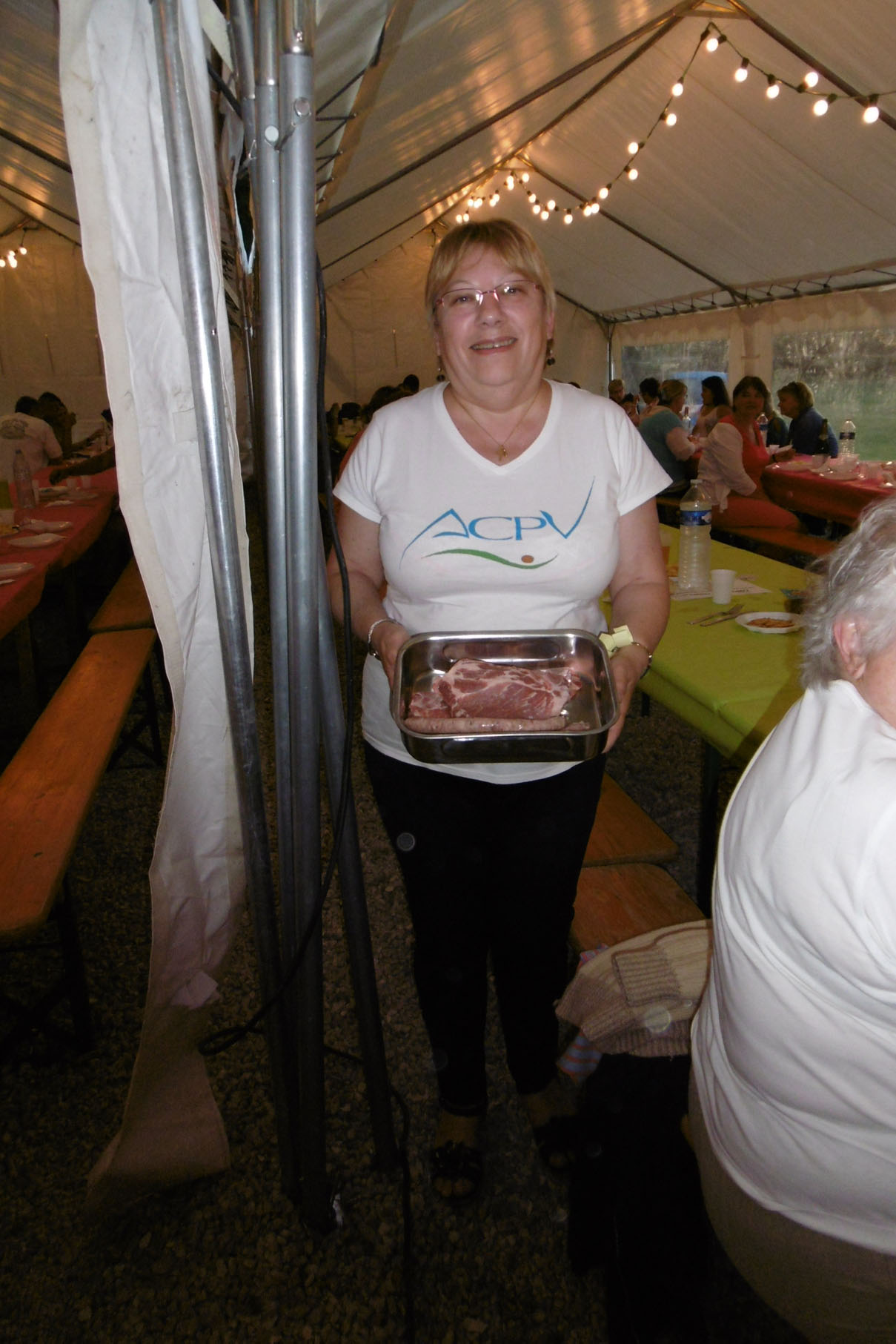 Prêt pour le barbecue.