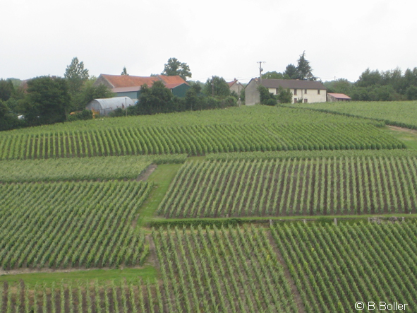 Vue du clocher le hameau de Chézy