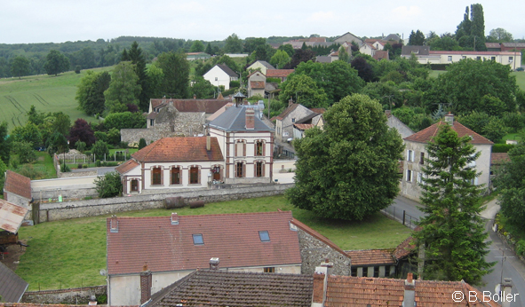 Vue du clocher la mairie