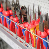 Werkzeuge im Marks Baufachmarkt in Schleswig