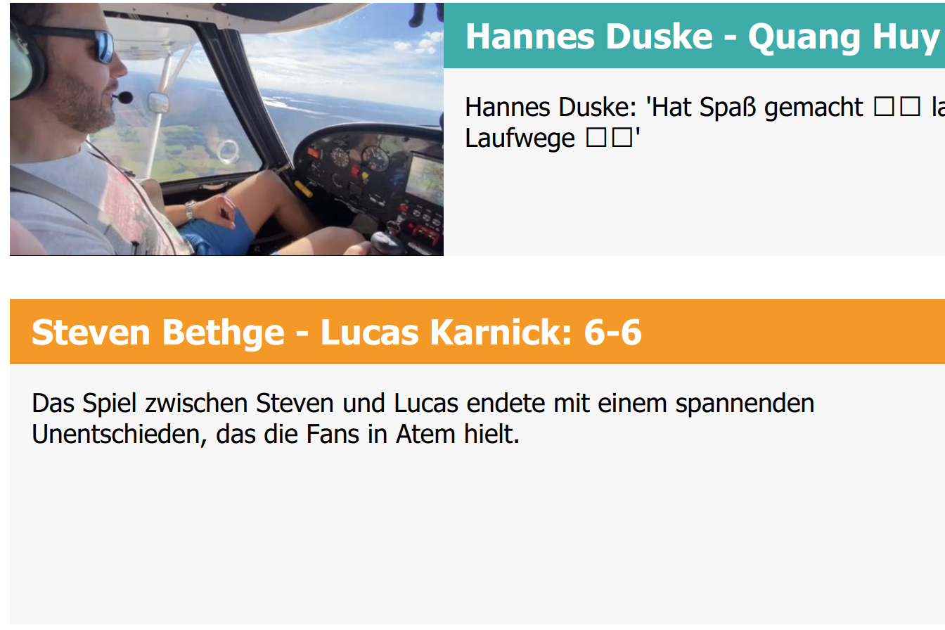 ClubMatch Liga beim 1. TC Magdeburg – Spannung pur in Runde 11!