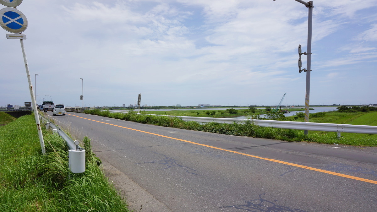 県道260号線利根川河口堰～神栖方面