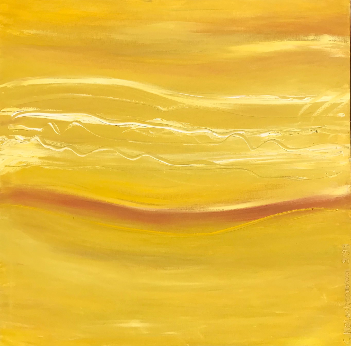 Yellow Meets the Dune"   100 x 100  550  € / 1999