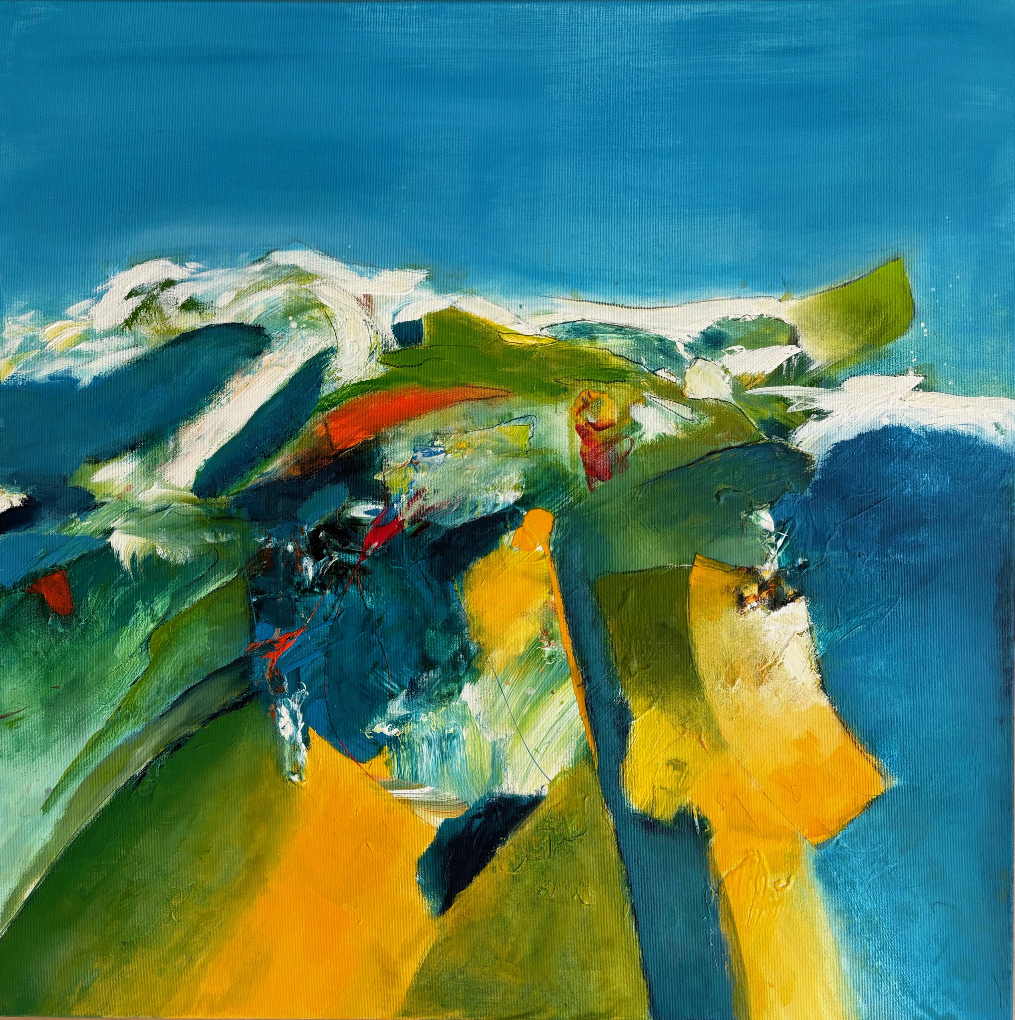 "Sense of Life"  80 x 80 (354)  (Acryl)  550 € / 2024