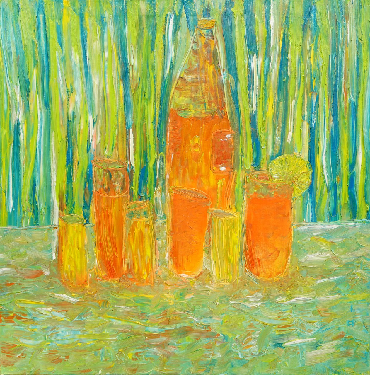 "Party Mix"  80 x 80  (200)  440 €  / 2013