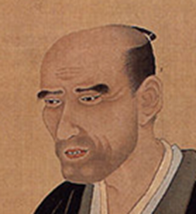 歯が３本覗く