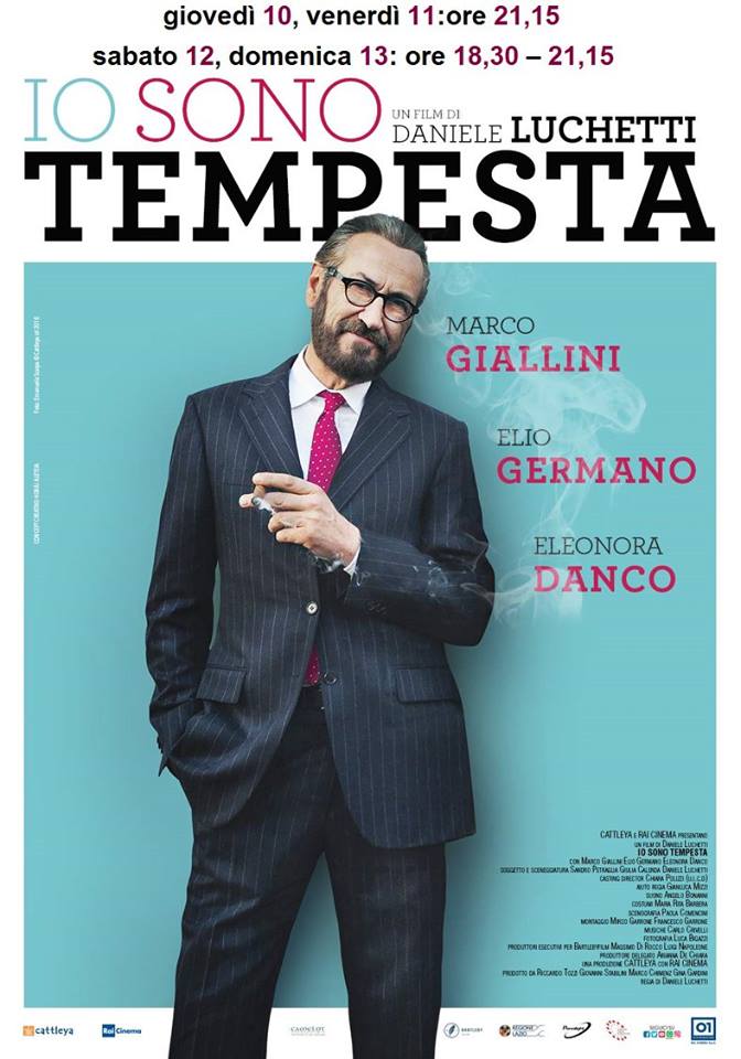 IO SONO TEMPESTA giovedì 10, venerdì 11:ore 21,15 sabato 12, domenica 13: ore 18,30 – 21,15 #IoSonoTempesta