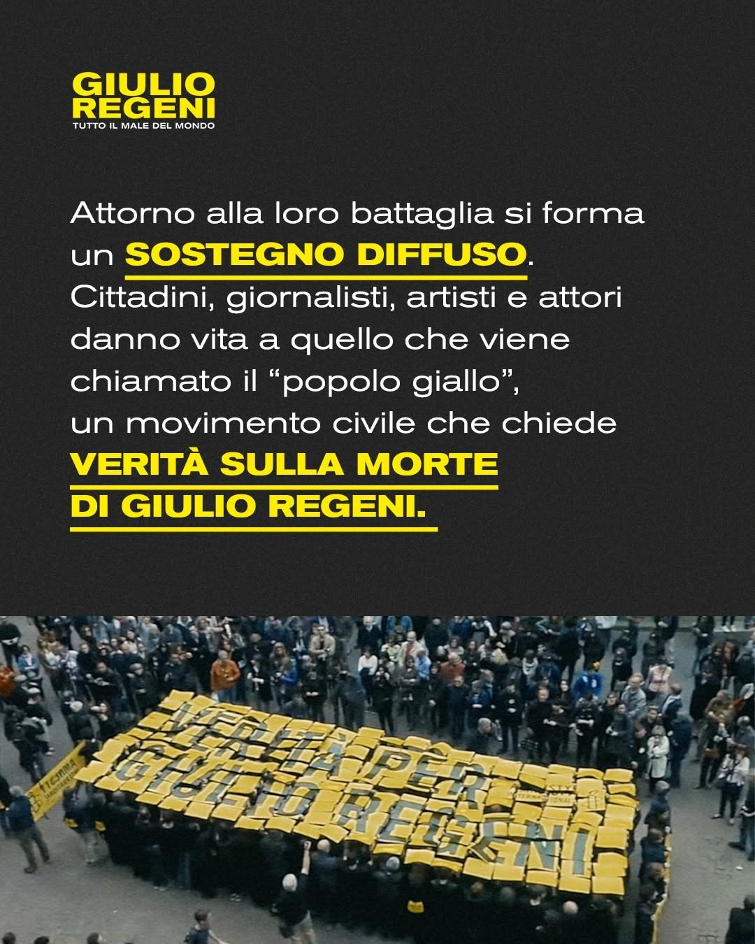 GIULIO REGENI TUTTO IL MALE DEL MONDO lunedì 29, martedì 30: ore 21:00 #GiulioRegeni #Tuttoilmaledelmondo