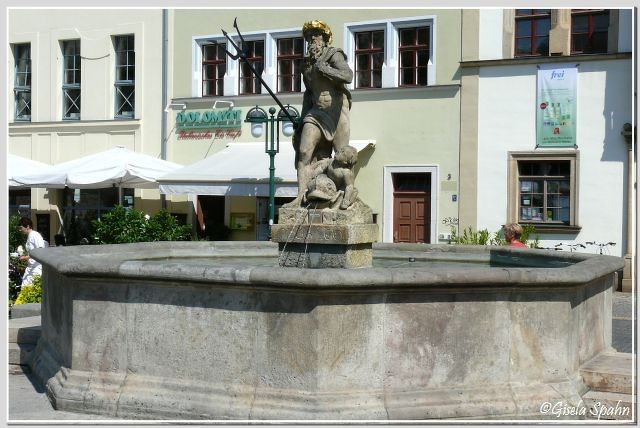 Neptunbrunnen am Marktplatz