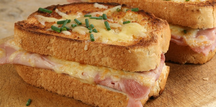 Croque Monsieur Chevre Poire Et Epinard Le Cochon De Falaise