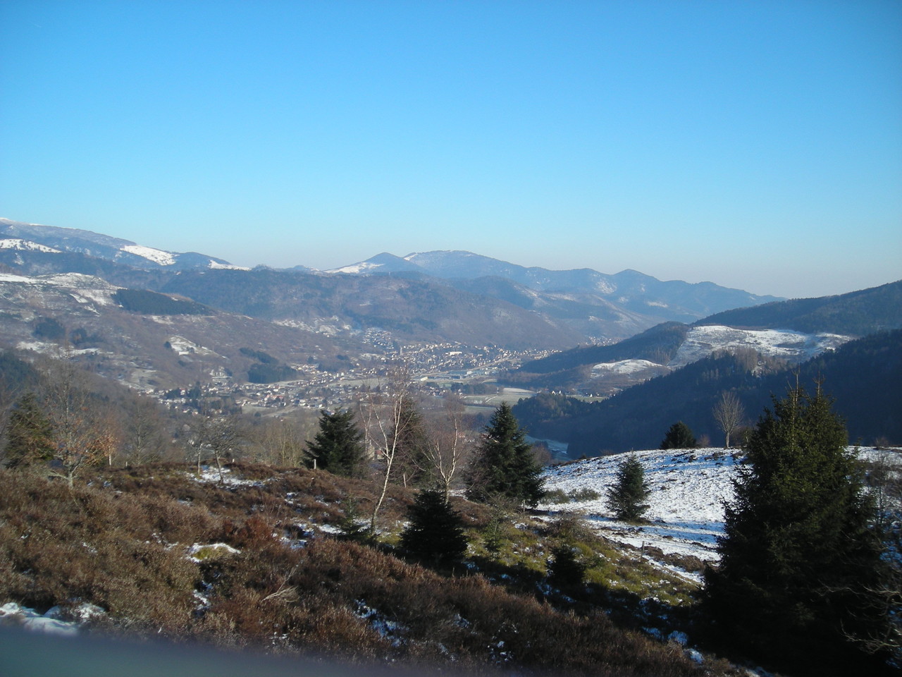 vue sur la vallée de la Thur