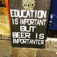 funny pub sign 