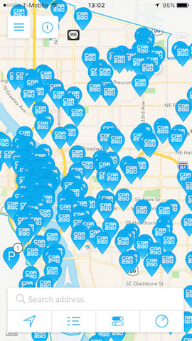 car2go map