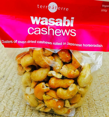 wasabi cashews Terre à Terre
