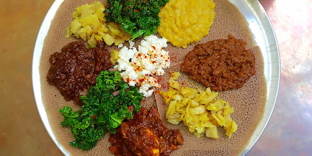 Traditional Ethiopian Platter