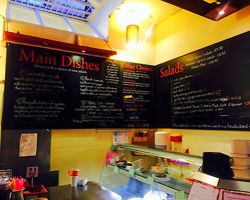 cornucopia order counter vegan vegetarian restaurant dublin ireland