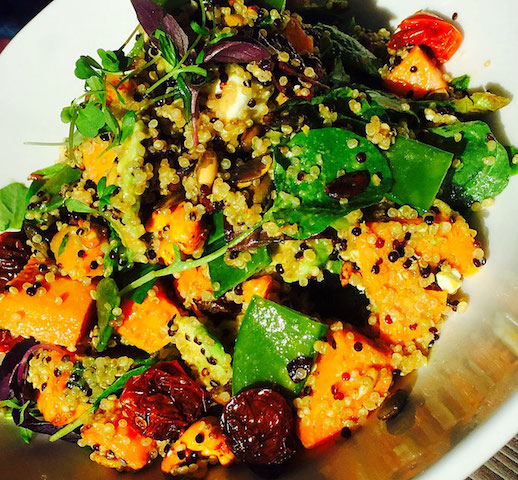 superfood quinoa and sweet potato salad