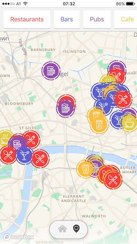 hollabox map hot spots in london