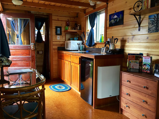 tandem tiny house kitchen  caravan tiny house hotel 