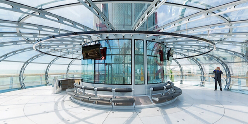 british airways i360 pod interior