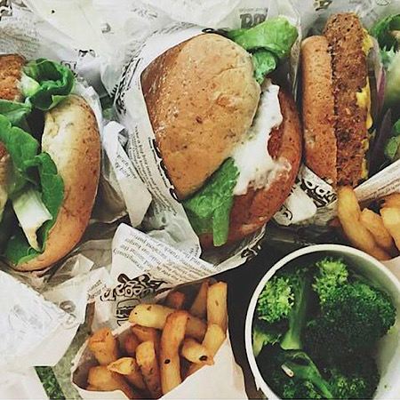 vegan burger mostly amelie