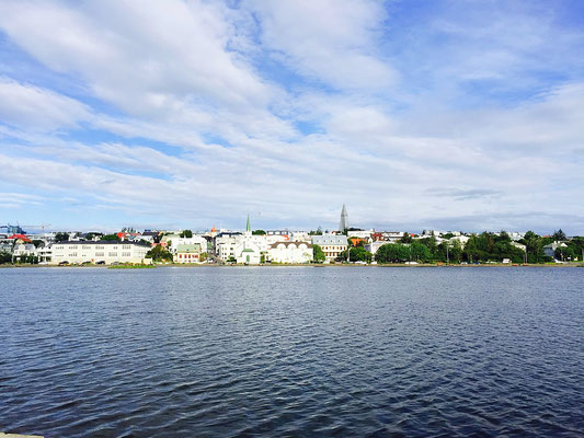 lakeview from city hall reykjavik iceland