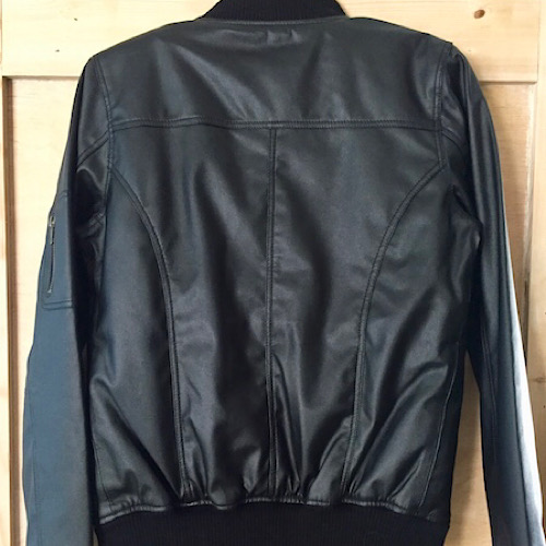 julietta vegan leather bomber jacket james & co boutique