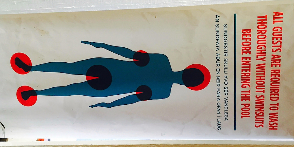 how to shower at the public pools in iceland