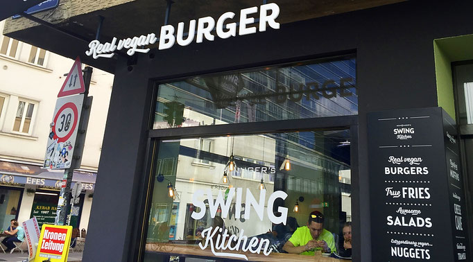 swing kitchen real vegan burger