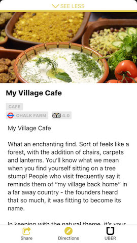 my village cafe london hollabox