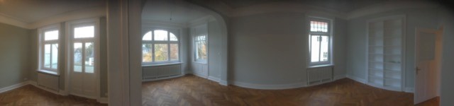 Neue Farbe, neuer Lack, Parkett geschliffen und geölt