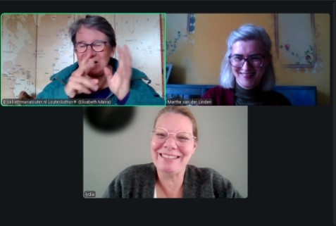 Online meetings georganiseerd door Marthe van der Linden voor het platform PowerVrouwen Nederland