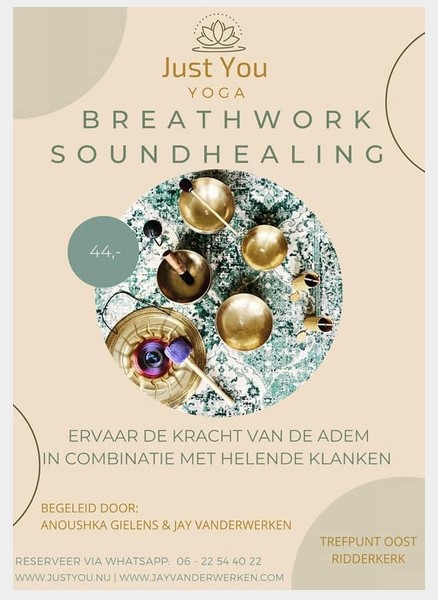 breathwork en soundhealing met Anoushka Gielens, Activiteiten Agenda platform PowerVrouwen Nederland