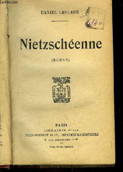 Nietzschéenne 1908