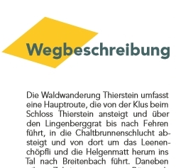 Waldwanderung Bucheggberg - einmalige Rundtour ab Schloss Buchegg durch das Mühlitäli - varierbar in der Länge wie alle Wanderungen auf Wandern Jura