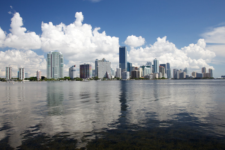 Miami, view from Key Biscayne